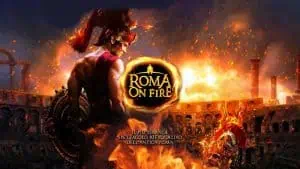 Eat under the stars like a Gladiator with Roma on fire show